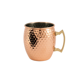 Set 2 Tazze Moscow Mule In Acciaio Inox - Martellate, 510 Ml, Con Cannucce E Plettri - Foto 12