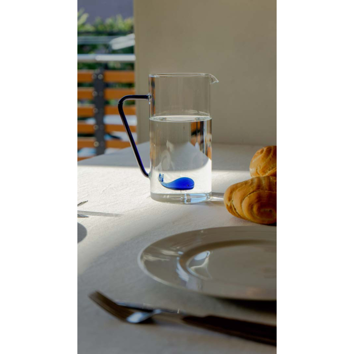 Caraffa in vetro dettaglio albero Natale - | Ecom