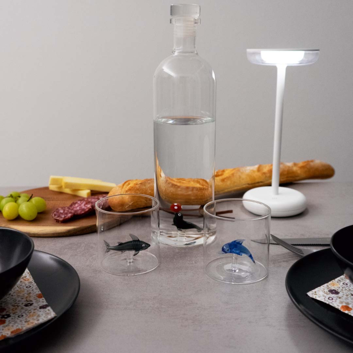 Générique Bouteilles En Verre Avec Bouchon Inox Étanche, 1L, Design Moderne, Lot De 2
