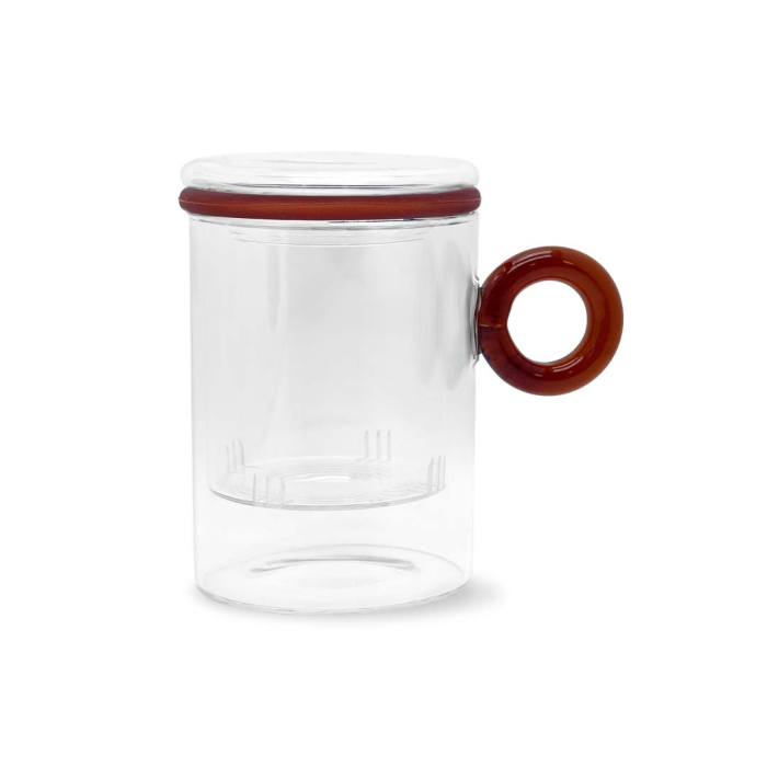 Dilatatore A Fungo In Vetro Borosilicato | Si Illumina Al Buio | Misure Da 6mm A 16mm | Colore Rosso E Vetro | Venduto Al Pezzo