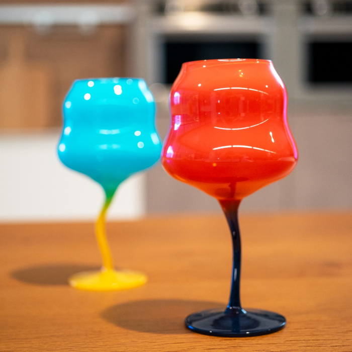 Bicchieri di vetro - per acqua e vino