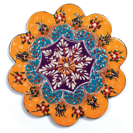 Sottopentola in ceramica colore Arancione