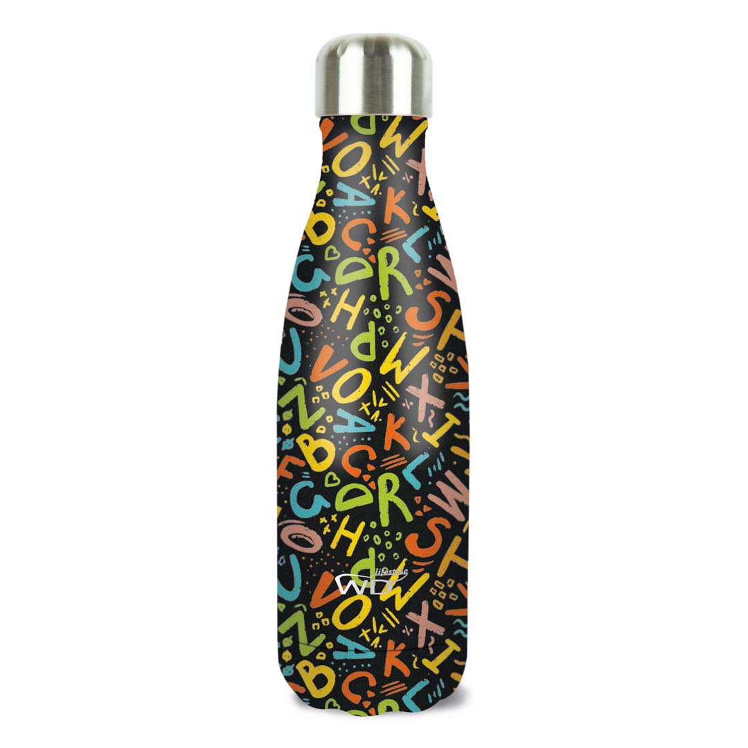 Bouteille d'eau isotherme en acier inoxydable Motif coccinelle