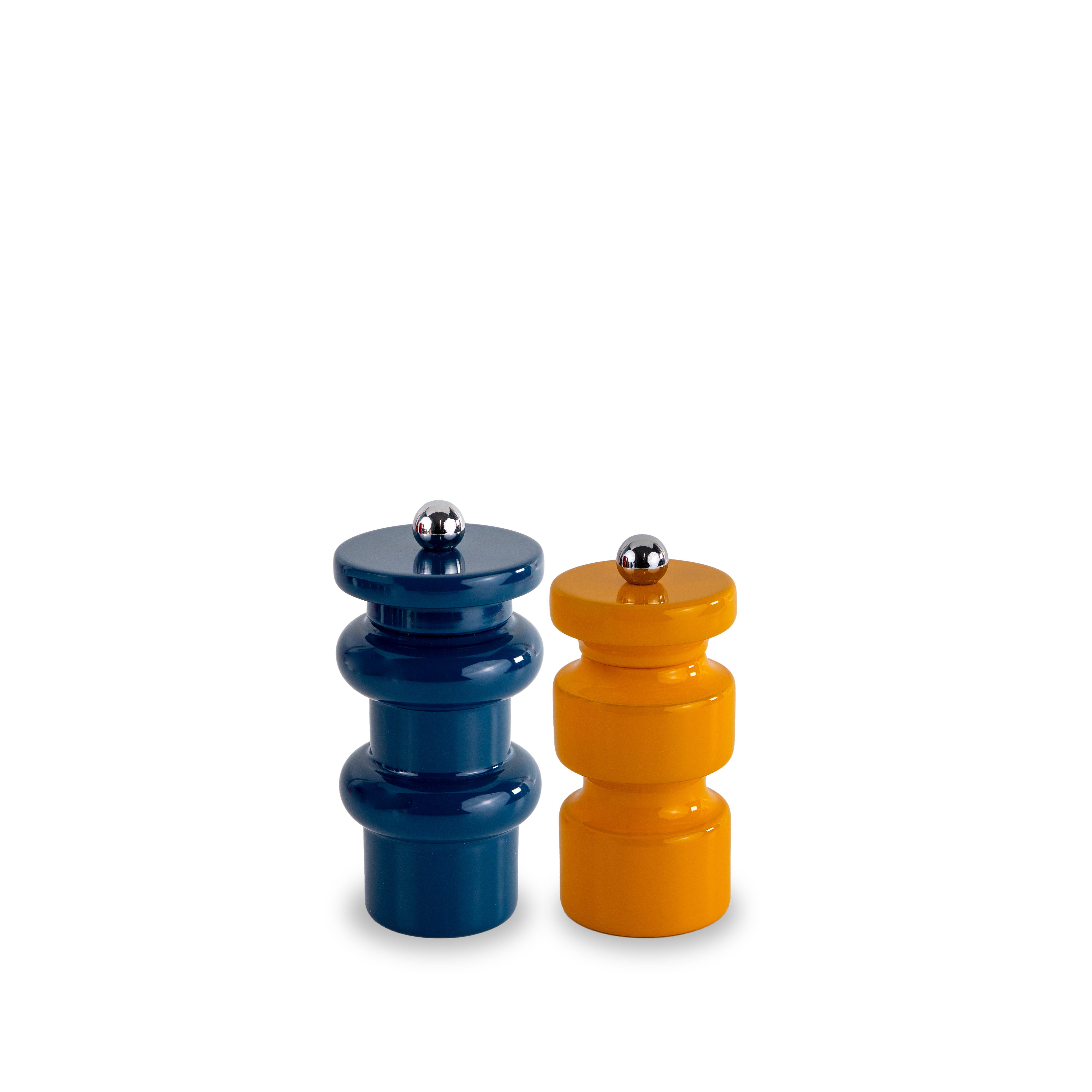 ROLMZJX 2 pezzi Macina Pepe,Macinino Manuale per Pepe e Sale, Macina Pepe Legno Massiccio,Set saliera e pepiera ricaricabili con 2 raccordi per rotore in ceramica (6.5 inch,marrone