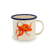 Mug in latta smaltata. Capacità 350ml. Polipo.