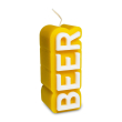 Candela profumata. Decoro BEER.