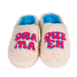 Pantofole decoro DRAMA QUEEN. Taglia S (interno 22 cm)