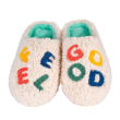 Pantofole decoro FEEL GOOD. Taglia S (interno 22 cm)