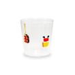 Bicchiere in vetro 250 ml. Decoro CAMINO.