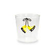 Bicchiere in vetro 250 ml. Decoro PATTINI.