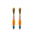 Set 2 spalmaburro in acciaio con manico in resina. Colore ARANCIONE.