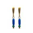 Set 2 spalmaburro in acciaio con manico in resina. Colore BLU.
