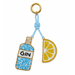 Charm da borsa e/o portachiavi. Decoro GIN.
