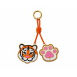 Charm da borsa e/o portachiavi. Decoro TIGRE E ZAMPA.