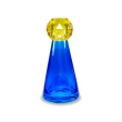 Boccetta in vetro per fragranze. Colore BLU.
