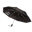 Ombrello con apertura/chiusura automatica. Decoro SAD BUT WATERPROOF.