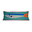 Cuscino imbottito 20x55 cm. Decoro SARDINA.