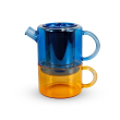 Teiera Tea for one 400 ml. Colore BLU E AMBRA.
