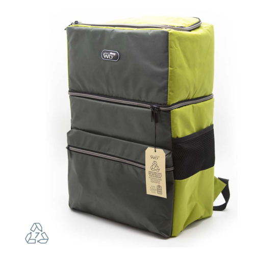 Zaino termico con tessuto PET riciclato da 20L Verde