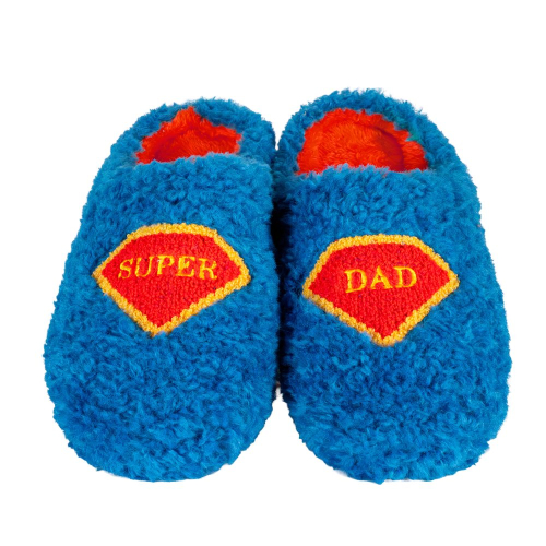Pantofole decoro SUPER DAD. Taglia M (interno 26,5 cm)