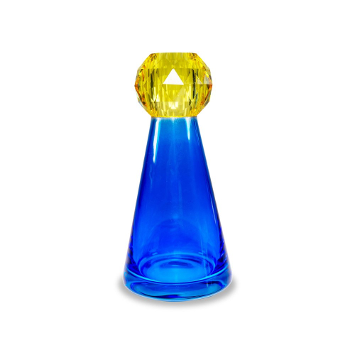 Boccetta in vetro per fragranze. Colore BLU.
