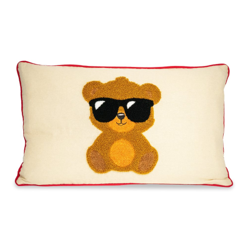 Cuscino imbottito 30x50 cm. Decoro ORSO.